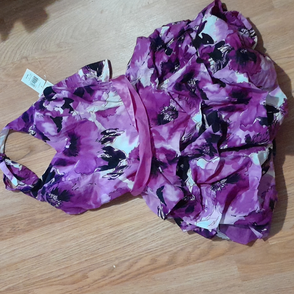 Y2k formal floral dress